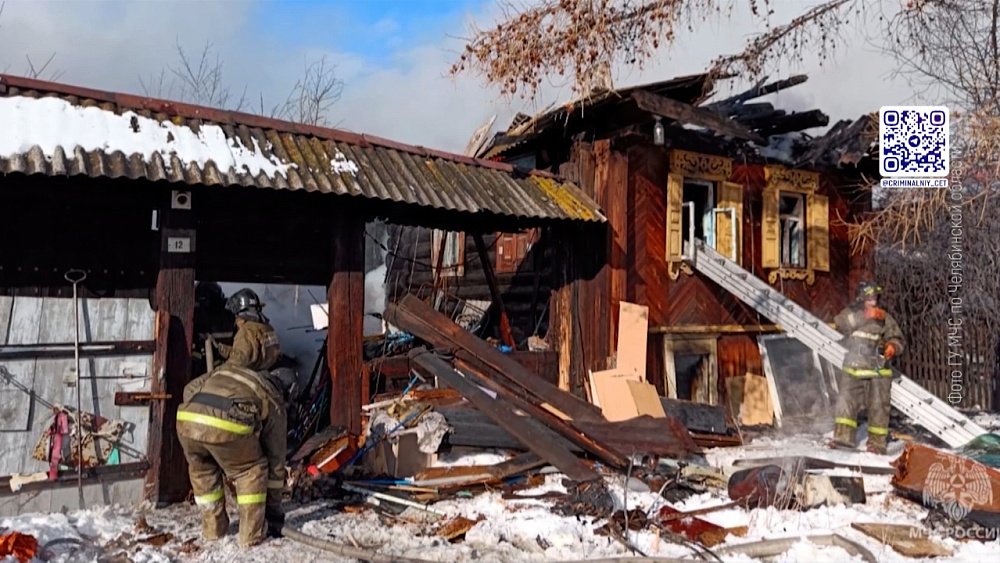 Бабушка с внучкой погибли при пожаре в Челябинске