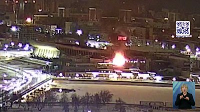 В Челябинске загорелся ТРК «Мегаполис»