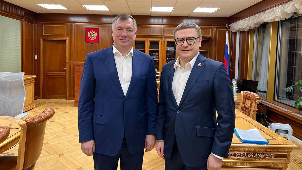 Алексей Текслер и вице-премьер РФ Марат Хуснуллин обсудили реализацию нацпроектов