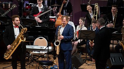 Джазовый оркестр из Челябинска выступил в Москве с Игорем Бутманом