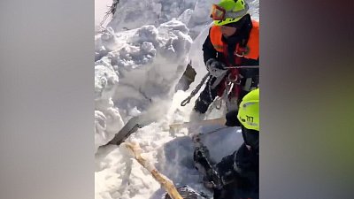 Спасатели Усть-Катавского отряда ПСС провели противолавинные работы