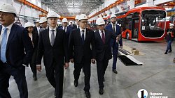 В Челябинске открыли завод «Синары» для производства троллейбусов