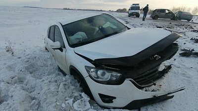В Челябинской области водитель Lada погиб в лобовом столкновении с Mazda