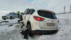 В Челябинской области водитель Lada погиб в лобовом столкновении с Mazda