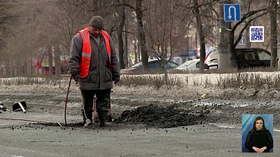 На дорогах работают люди с «огнемётами»
