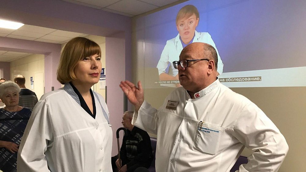 Агата Ткачева оценила ремонт поликлиники челябинской ГКБ № 9