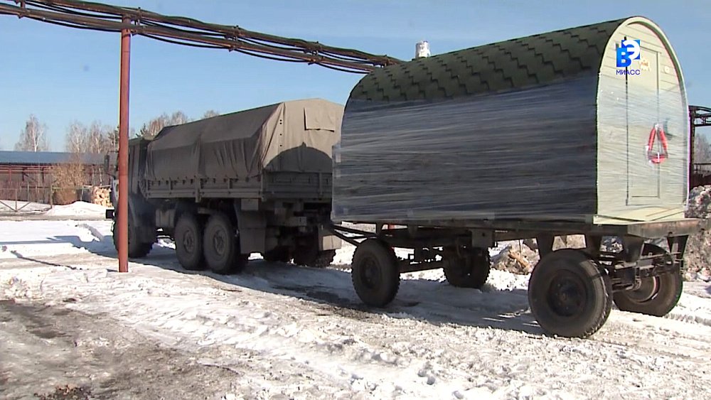 Баня в подарок бойцам СВО
