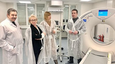 В больнице Магнитогорска монтируют новый КТ‑аппарат и компьютерный ангиограф