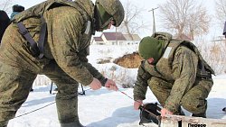 В Челябинской области начали взрывать лед перед весенним паводком