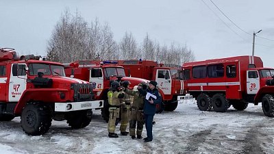 Сотрудники МЧС Челябинской области провели тренировку в Миассе