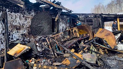 В Челябинской области хозяин частного дома погиб на пожаре