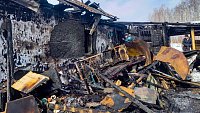 В Челябинской области хозяин частного дома погиб на пожаре