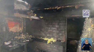 Росгвардейцы спасли семью из пожара