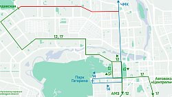 В Челябинске на выходные закроют движение троллейбусов по Комсомольскому проспекту