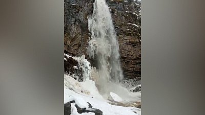 В Саткинском районе проснулись Cухие водопады