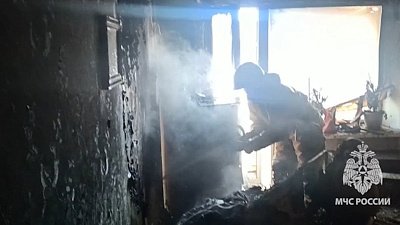 В Троицке женщина погибла во время пожара