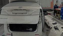 В Челябинской области автомобиль Toyota попал под грузовик