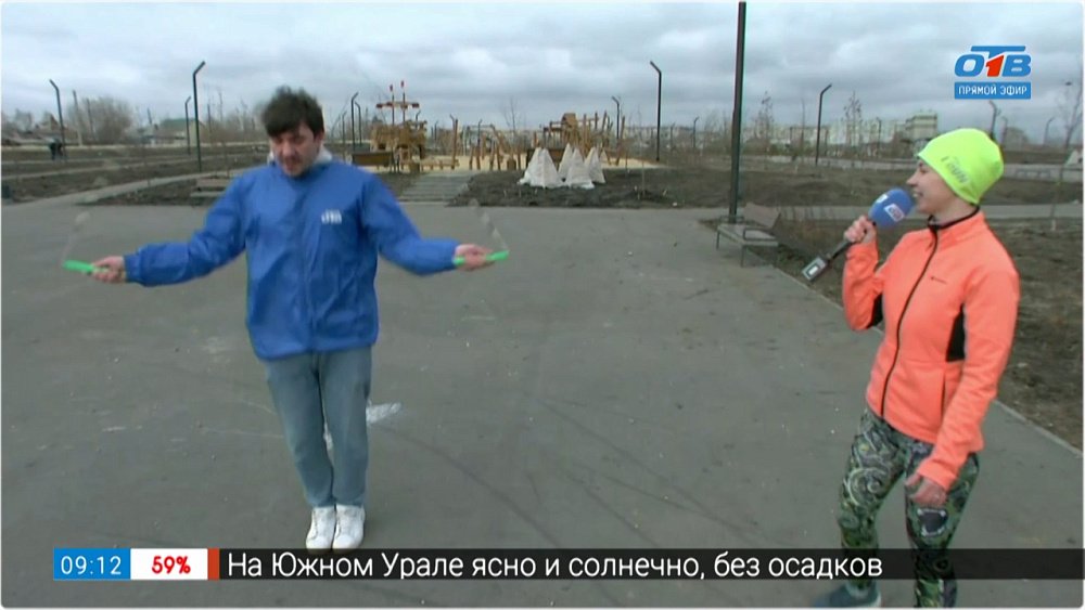 Правильно прыгаем на скакалке в прямом включении