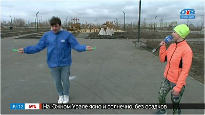 Правильно прыгаем на скакалке в прямом включении