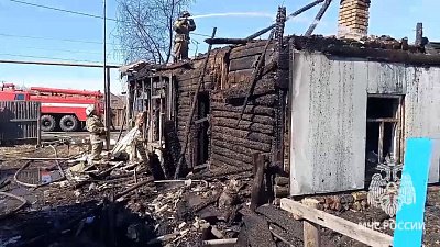 В Кунашакском районе два человека погибли во время пожара