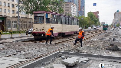 В Челябинске на ремонт трамвайных путей в 2023 году направили более 1 млрд рублей
