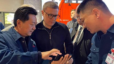 Алексей Текслер посетил предприятие в китайской провинции Шаньдун