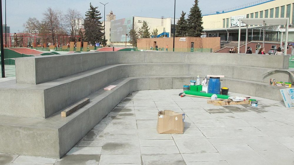 Амфитеатр в сквере у челябинской «Юности» появится в конце апреля