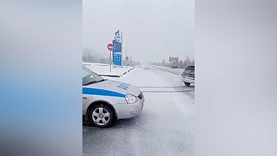 В окрестностях Магнитогорска выпал снег