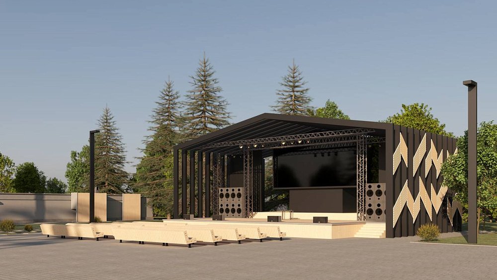 В обновленном челябинском парке «Металлург» установят большую сцену и новые аттракционы