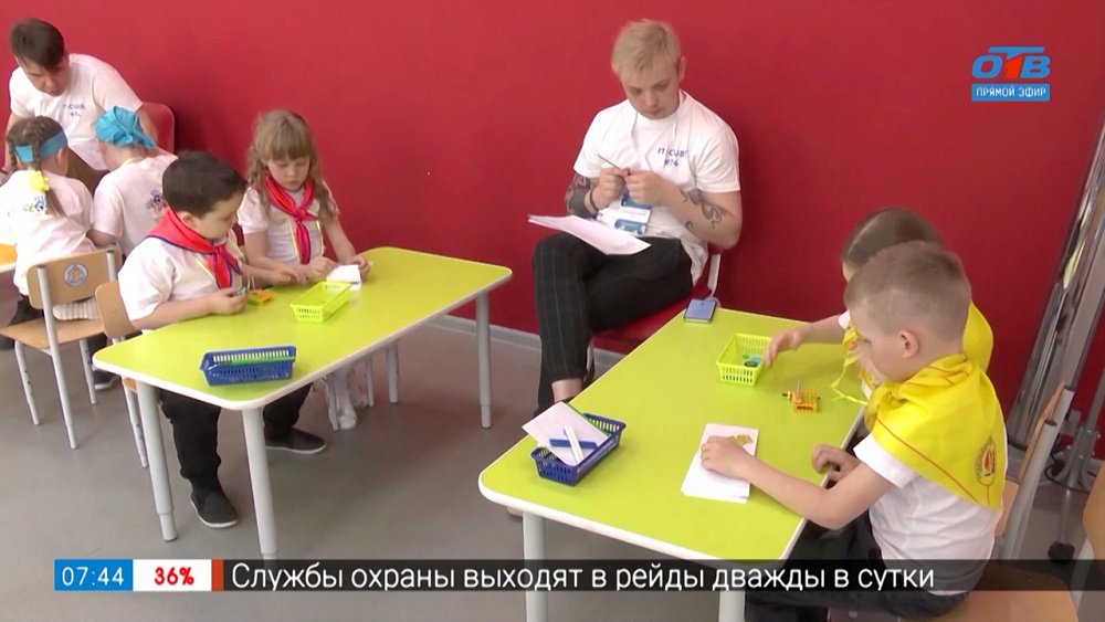 Дошкольники представили проекты из лего в сюжете «Лего-крошка»