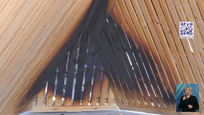 Новый амфитеатр в Троицке сожгли вандалы 