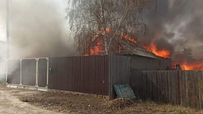 В Карталах вспыхнул жилой частный дом