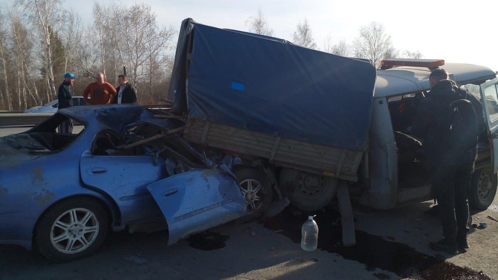 Под Южноуральском водитель иномарки сбил сотрудников дорожной службы