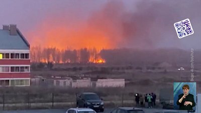 В Сосновском районе жителей напугал пожар