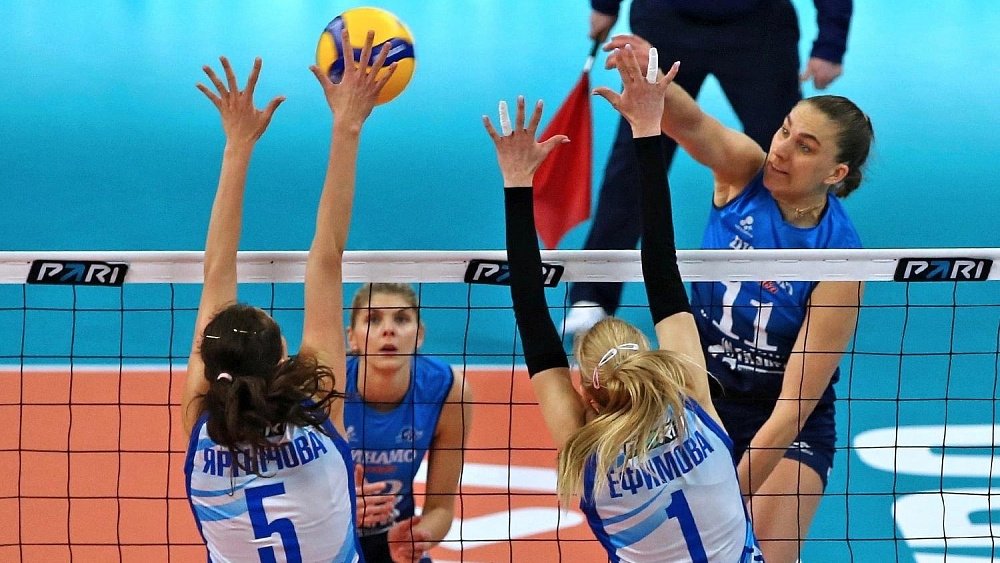 Волейболистки клуба «Динамо-Метар» с поражения стартовали в полуфинале чемпионата России