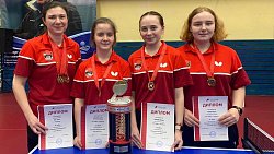Челябинские спортсменки стали победителями чемпионата Федерации настольного тенниса