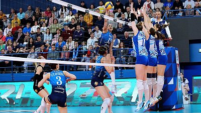 Челябинские волейболистки уступили московскому «Динамо» во втором матче плей-офф Суперлиги