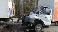 В Челябинской области пассажир пострадал при столкновении грузовиков