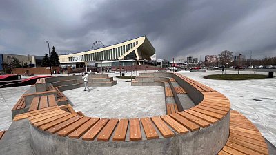 В Челябинске у «Юности» открыли новый амфитеатр