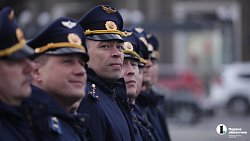 В Челябинске провели первую репетицию построения войск на 9 Мая