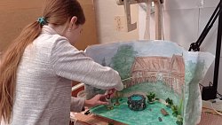 В Челябинской области сняли мультфильм про уральскую пещеру и отшельника