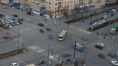 В центре Челябинска остановилось движение троллейбусов