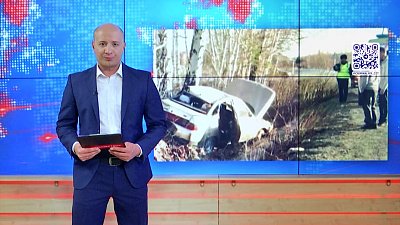 В Озёрске машина слетела с дороги в кювет