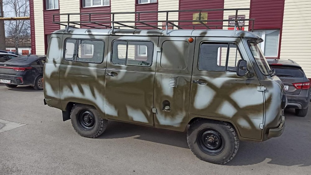 Автомобиль УАЗ отправят в зону спецоперации из Кизильского района
