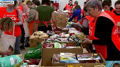 Южноуральцы собрали почти 26 тонн продуктов для нуждающихся