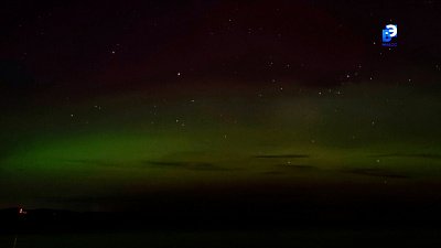 Жители Миасса увидели полярное сияние 