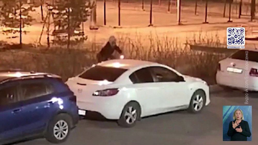 В Челябинске задержали двух мужчин, которые дотла сожгли иномарку в миркорайоне «Парковый»