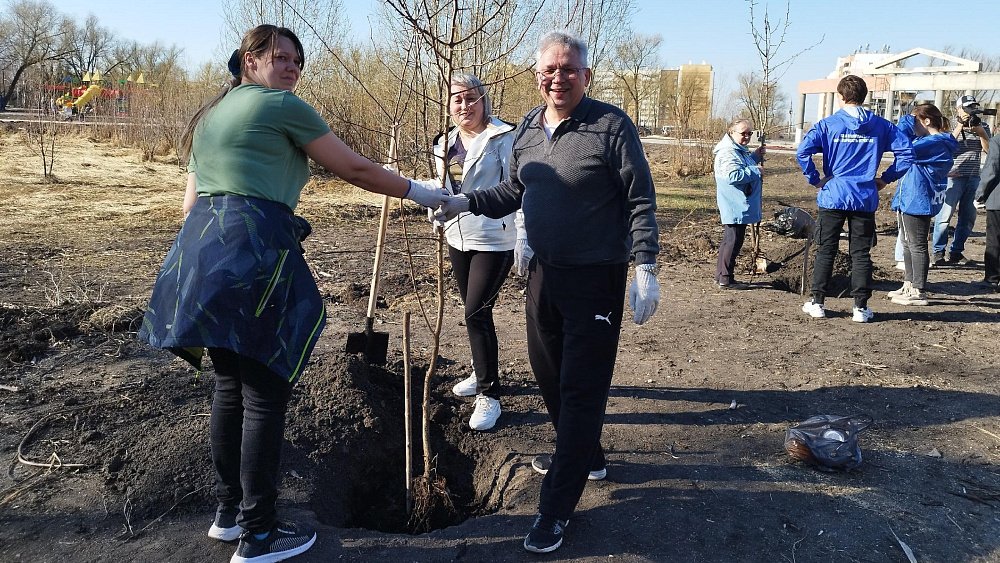 В Копейске заложили Аллею Памяти погибших в специальной военной операции солдат