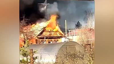 В Челябинской области сгорели несколько домов на станции Кисегач