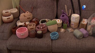 Жительница Миасса делает интерьерные корзины 